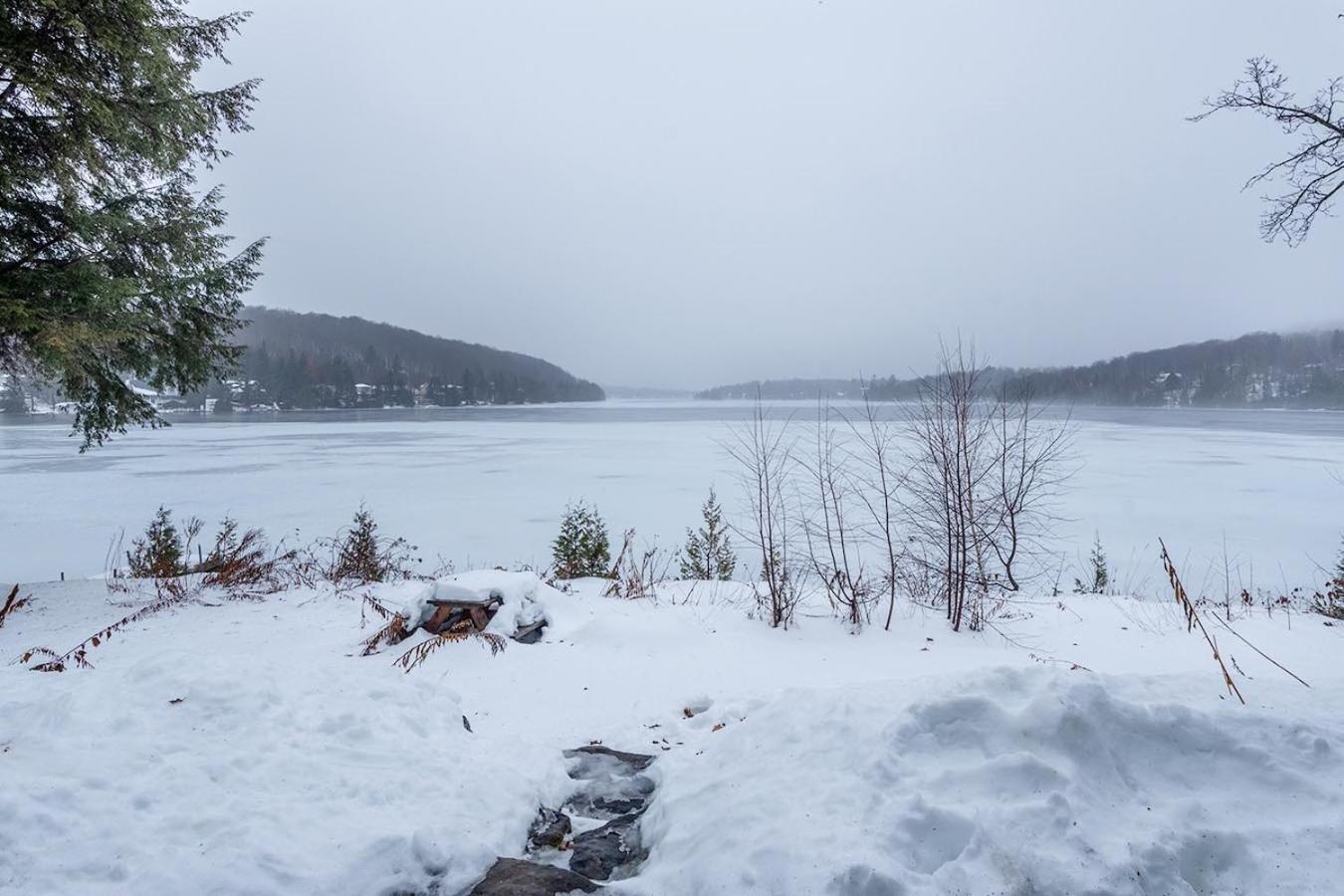 Breathtaking Lake View With Spa Chalet 360 Chertsey Extérieur photo